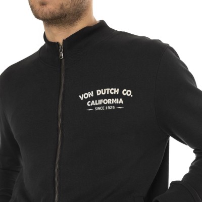 Sweat sans capuche zippé VonDutch noir