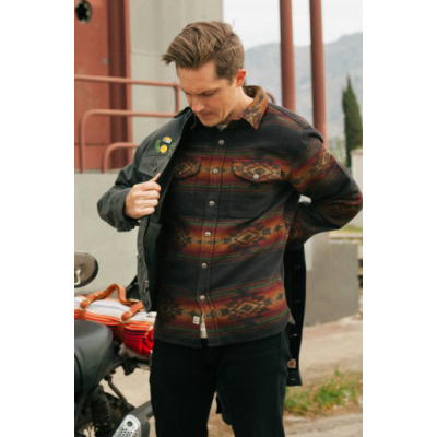 Surchemise western IRON&RESIN Black