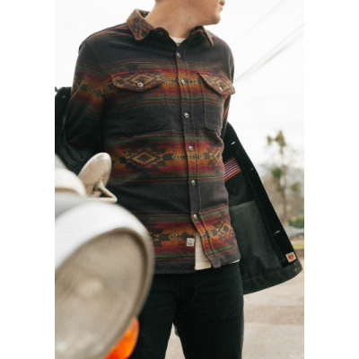 Surchemise western IRON&RESIN Black