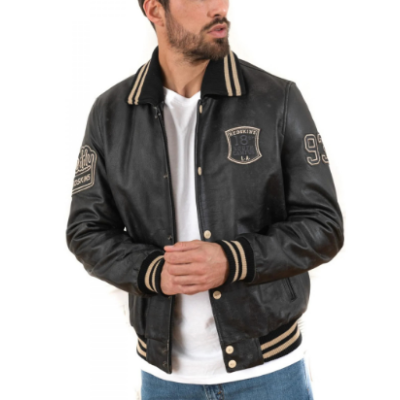 Teddy cuir REDSKINS noir