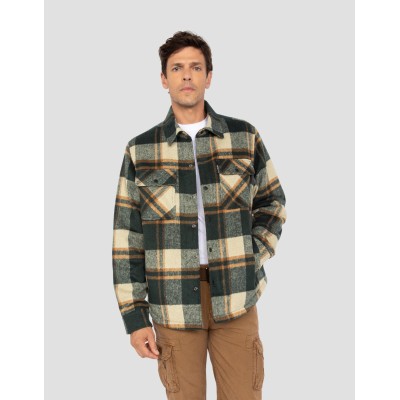 Surchemise SCHOTT doublée Sherpa Verte