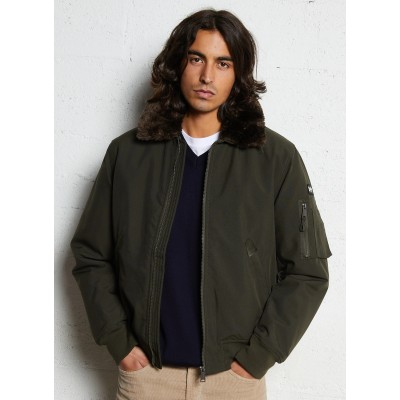 Blouson pilote SCHOTT Kaki