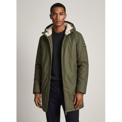 Parka SCHOTT doublée Sherpa Kaki
