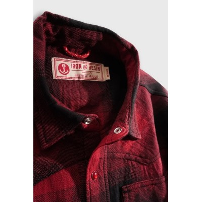 Surchemise Ranch IRON & RESIN  Noir / Rouge