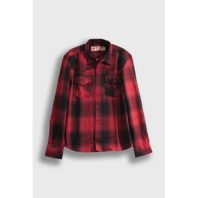 Surchemise Ranch IRON & RESIN  Noir / Rouge