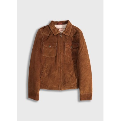 Surchemise Daim doublée Mouton IRON & RESIN Camel