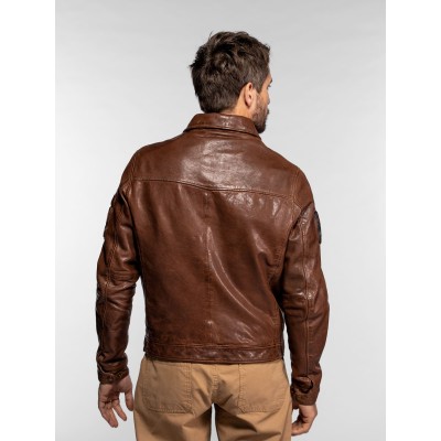 Cuir cognac patch air force DAYTONA73