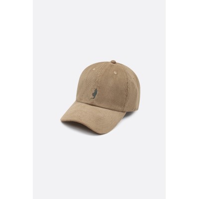 Casquette velours MCS beige