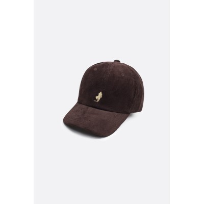Casquette velours MCS Marron