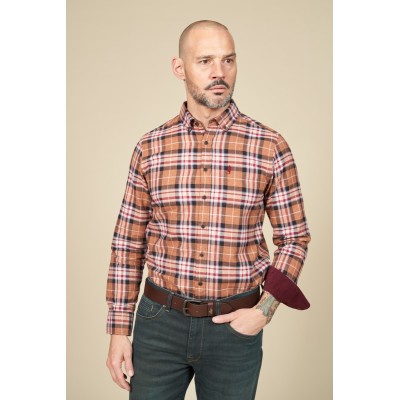 Chemise bucheron MCS Orange