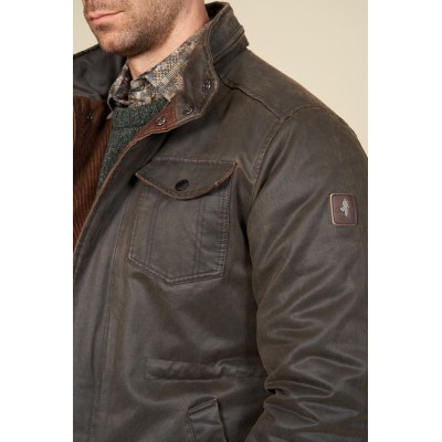 Veste enduite MCS Marron