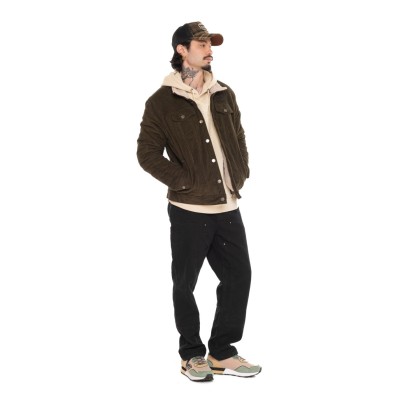 Veste velours sherpa VonDutck kaki