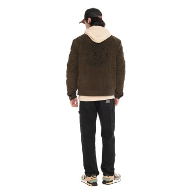 Veste velours sherpa VonDutck kaki