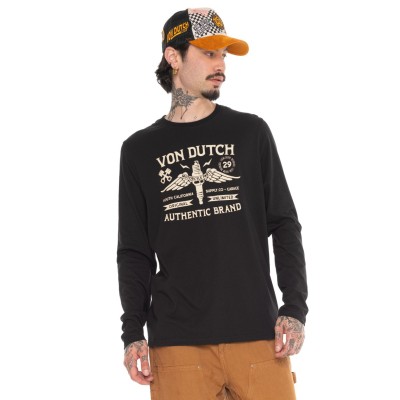 Teeshirt manches longues VonDutch noir
