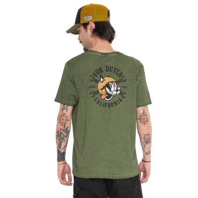 Teeshirt GSM VON DUTCH Kaki