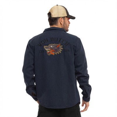 Surchemise WALL VON DUTCH Bleu Marine