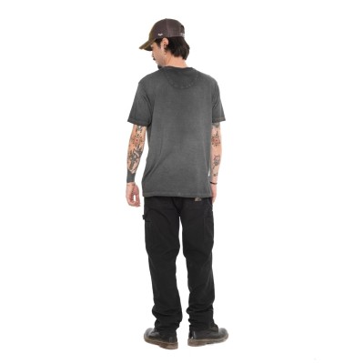 Teeshirt skull casque VonDutch gris