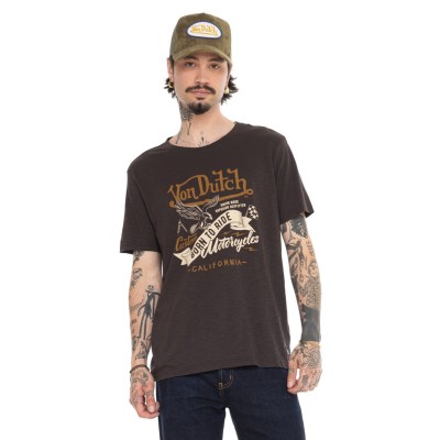 Teeshirt aigle VonDutch marron