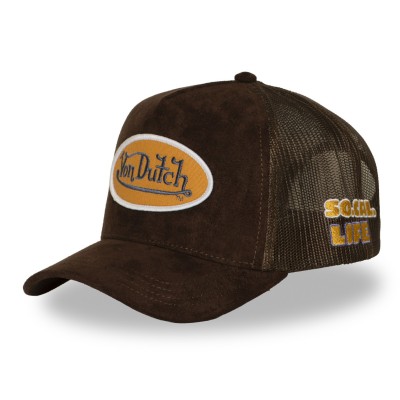 Casquette trucker VON DUTCH Chocolat