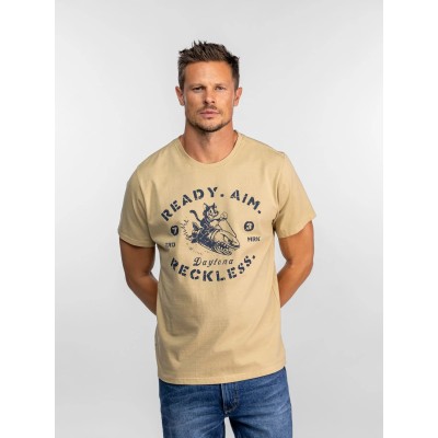 Teeshirt Daytona-73 beige