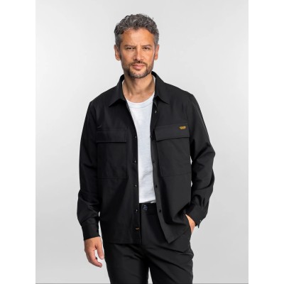 Chemise stretchrirt Daytona-73 Noir