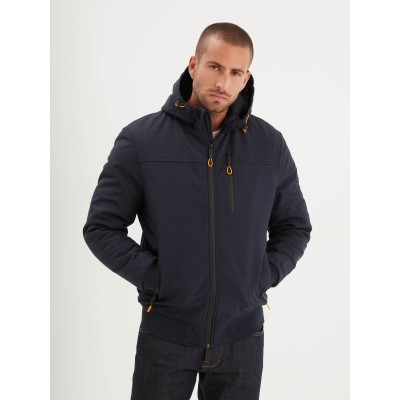 Softshell doublée Galway Daytona-73 Bleu Marine