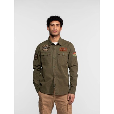 Surchemise JEFFMARTI DAYTONA-73 Kaki