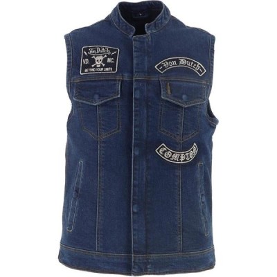 Gilet patchs bikerVonDutch HELSTON Denim