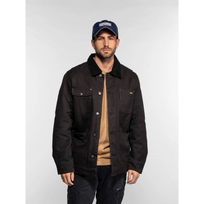 Veste 3/4 canvas Billie DAYTONA-73 Noir