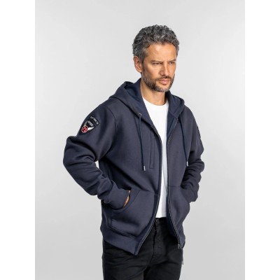 Sweat Tulman patchs DAYTONA-73 Bleu Marine