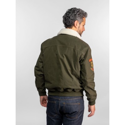 Blouson Twill patch NAMPA DAYTONA-73 Kaki