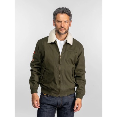 Blouson Twill patch NAMPA DAYTONA-73 Kaki