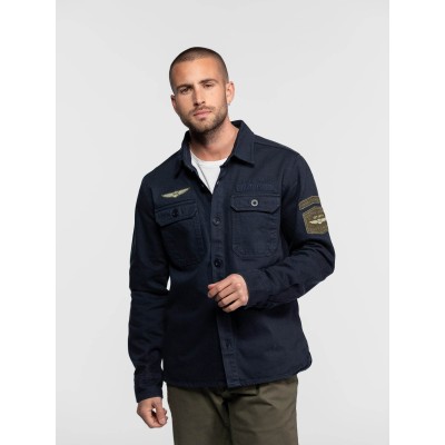 Surchemise JEFFBULL DAYTONA-73 Bleu Marine