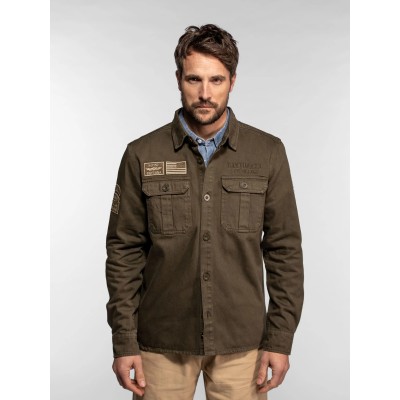 Surchemise WAYNE BULL DAYTONA-73 Kaki