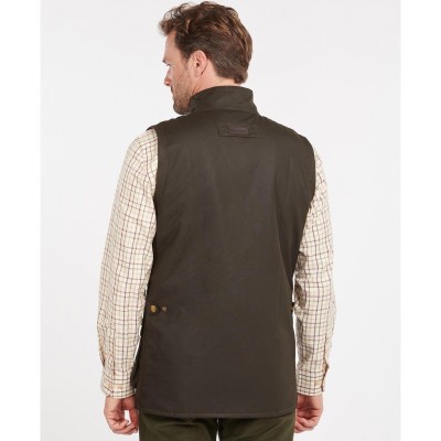 Veste huilée sans manches WESTMORTLAND BARBOUR Olive