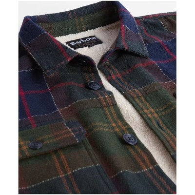 Surchemise laine Willberry doublée sherpa BARBOUR Tartan
