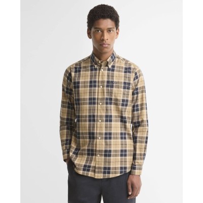Chemise Ville tartan BARBOUR Beige/Bleu