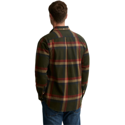 Chemise tartan Folley BARBOUR Kaki/Bordeaux