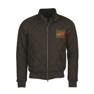 Blouson matelassé MC QUEEN BARBOUR Noir