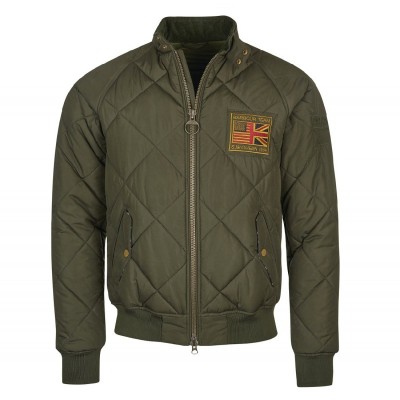 Blouson matelassé MC QUEEN BARBOUR Kaki