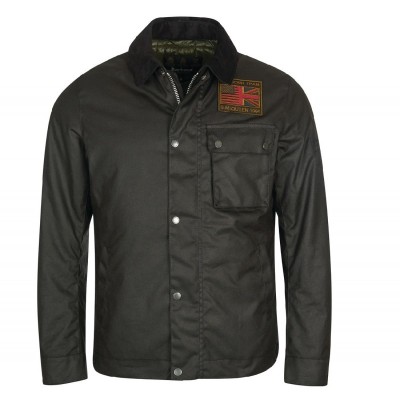 Veste huilé WORKERS MC QUEEN BARBOUR Noir