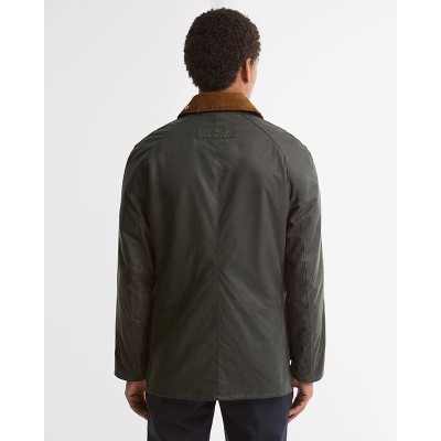 Veste wax ASHBY LIMITED col velours int tart "BARBOUR" NOOS