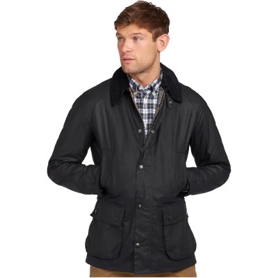 Veste huilé ASHBY BARBOUR Bleu Marine