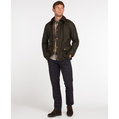 Veste huilé ASHBY BARBOUR Olive