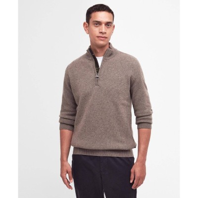 Pull Tartan 100% Laine BARBOUR Beige