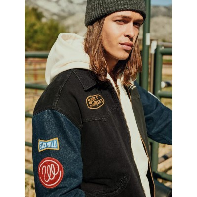 Veste Trailrider WRANGLER Denim / Noir
