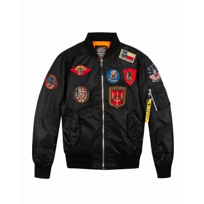 Bombers Nylon TGJ1540P TOP GUN Noir