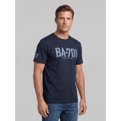 Tee shirt mercerisé BA-701 Patrouille de France Bleu Marine