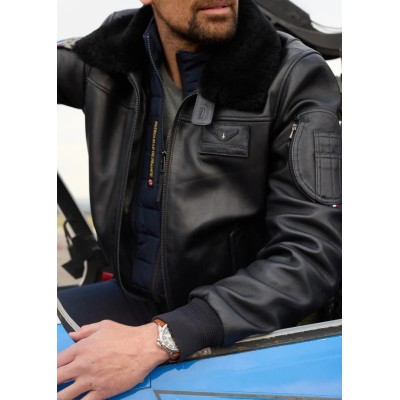 Cuir RAFAL Patrouille de France Bleu Marine