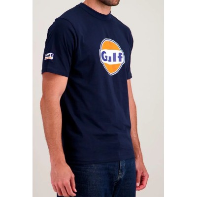 Teeshirt GULF Bleu Marine